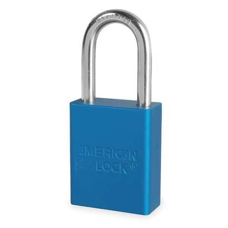 Blue 5 Pin Aluminum Padlock Keyed Diffe MPN:A1106BLU