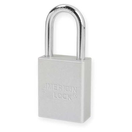 Silver Alum Padlock 1-1/2IN WIDE;1-1/2IN Shckl MPN:A1106CLR