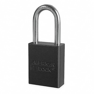 D1918 Lockout Padlock KD Black 1-7/8 H MPN:A1106BLK