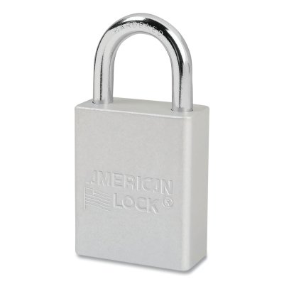 5 Pin Clear Safety Lock-Out Padlock Keyed Alike MPN:A1105KACLR-53754