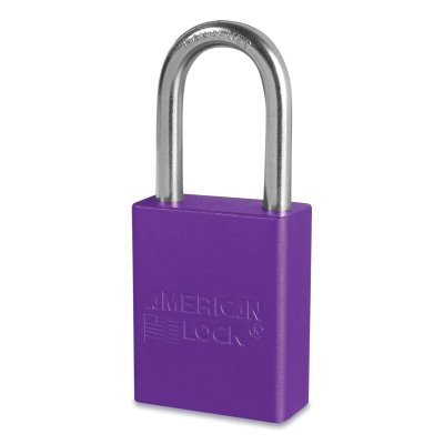 Purple Safety Lock-Out Padlock Keyed Alike MPN:A1106KAPRP-36484