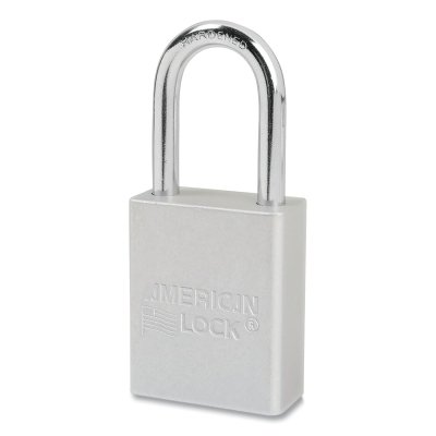 Clear Alum Safety Padlock Key Retain MPN:A1106NRCLR