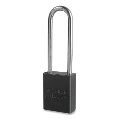 Black Aluminum Lock-Outpadlock Keyed Alike MPN:A1107KABLK-23754