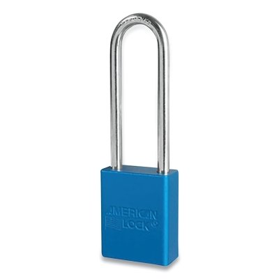 5-Pin Tumbler Padlock Keyed Alike Blue Body MPN:A1107KABLU-47224