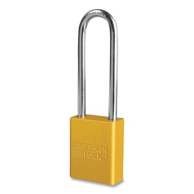 Yellow Andzd Al Safety Padlock 3IN Shackle Ka MPN:A1107KAW6000YLW