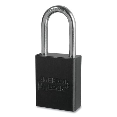 Black Safety Lcok-Out Padlock Keyed Diffe MPN:A1166BLK