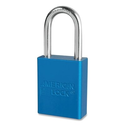 Blue Safety Lock-Out Padlock Keyed Diffe MPN:A1166BLU