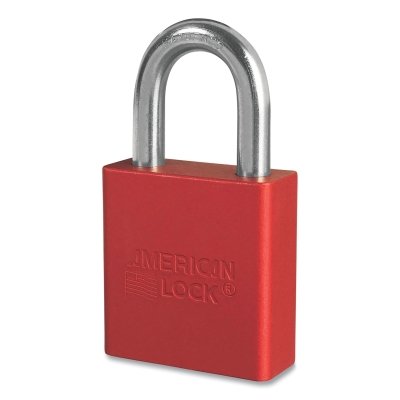 Red 5-Pin Tumbler Safetylockout Padlock Keyed A MPN:A1205KARED-53664