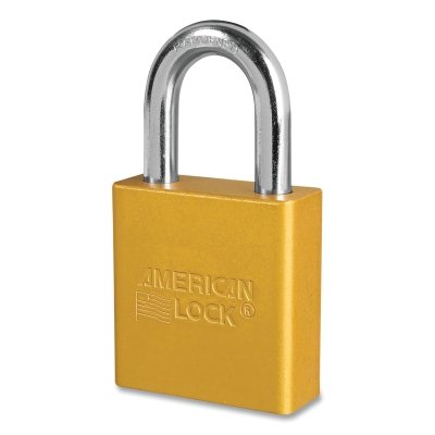 5-Pin Tumbler Safety Lockout Padlock Ka Gold MPN:A1205KAYLW-33838