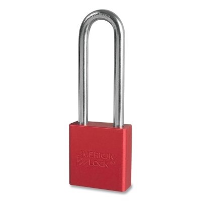 Red 5 Pin Safety Lockoutpadlock Keyed Different MPN:A1207RED
