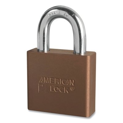 Brown 5 Pin Safety Lock-Out Padlock Key MPN:A1305BRN