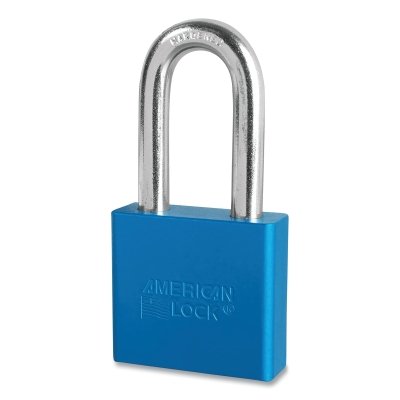 5 Pin Blue Safety Lock-Out Padlock Key MPN:A1306BLU