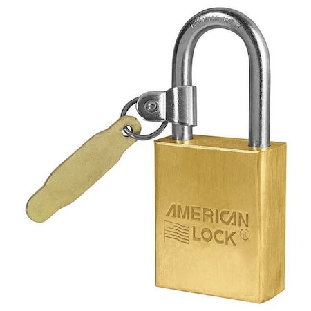 5 Pin Solid Brass Padlock Keyed Alike MPN:A41KA-27673
