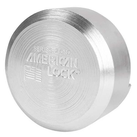 Padlock, Keyed Alike, Hidden Shackle, Round Steel Body, Boron Shackle, 1 23/32 in W MPN:A2010KAW7000WWG