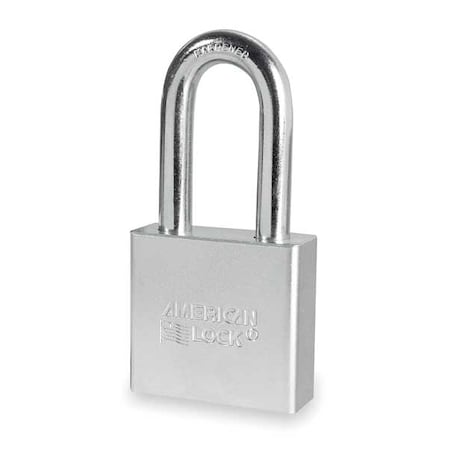 Padlock, Keyed Different, Long Shackle, Round Steel Body, Boron Shackle, 3/4 in W MPN:A5261