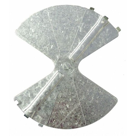 Balancing Damper, Radial, Galvanized steel, 10