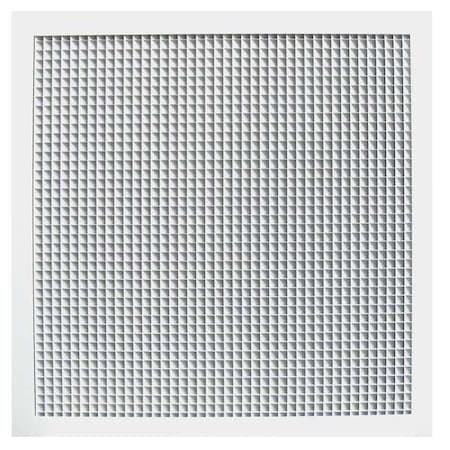Return Air Grille 11.75 X 11.75, Powder Coated, Aluminum MPN:SG-22X22-RTW-2PK