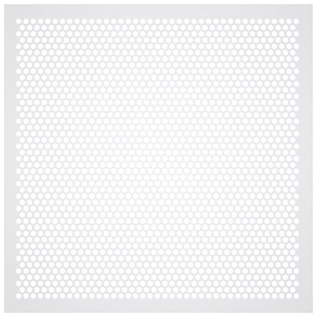 Square Perforated Diffusers, White MPN:STR-PERF-2238-5PK