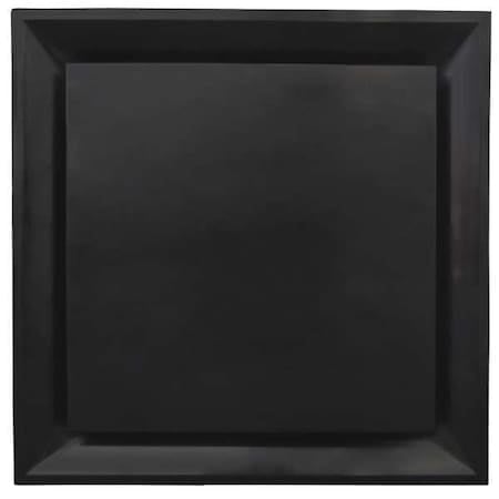 12 in Square Square Plaque Diffuser, Black MPN:STR-PQ-12BK