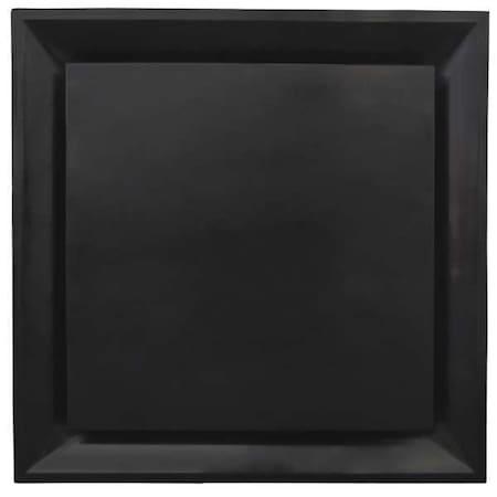 6 in Square Square Plaque Diffuser, Black MPN:STR-PQ-6BK