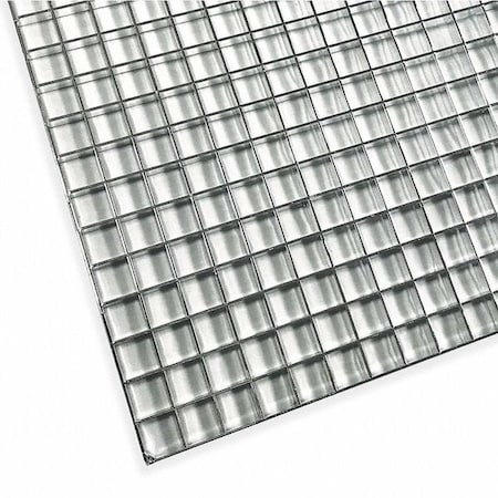 Eggcrate Panel, Plastic, Chrome, PK2 MPN:TC-24-2448S-2PK