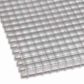 American Louver Eggcrate Grille Panel Oversized Alum Mill 48