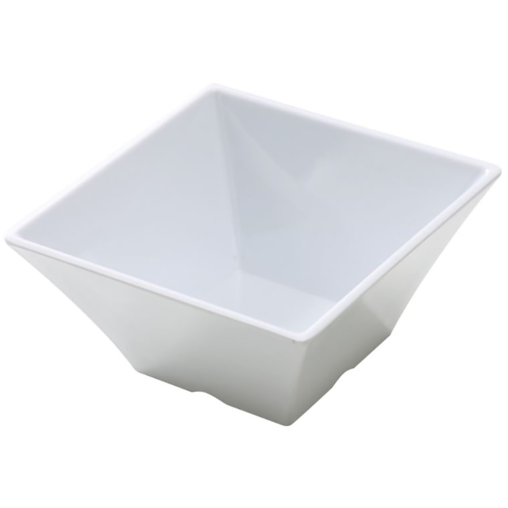 American Metalcraft Endurance Square Melamine Serving Bowls, 228 Oz, White, Pack Of 6 Bowls MPN:MELSQ117