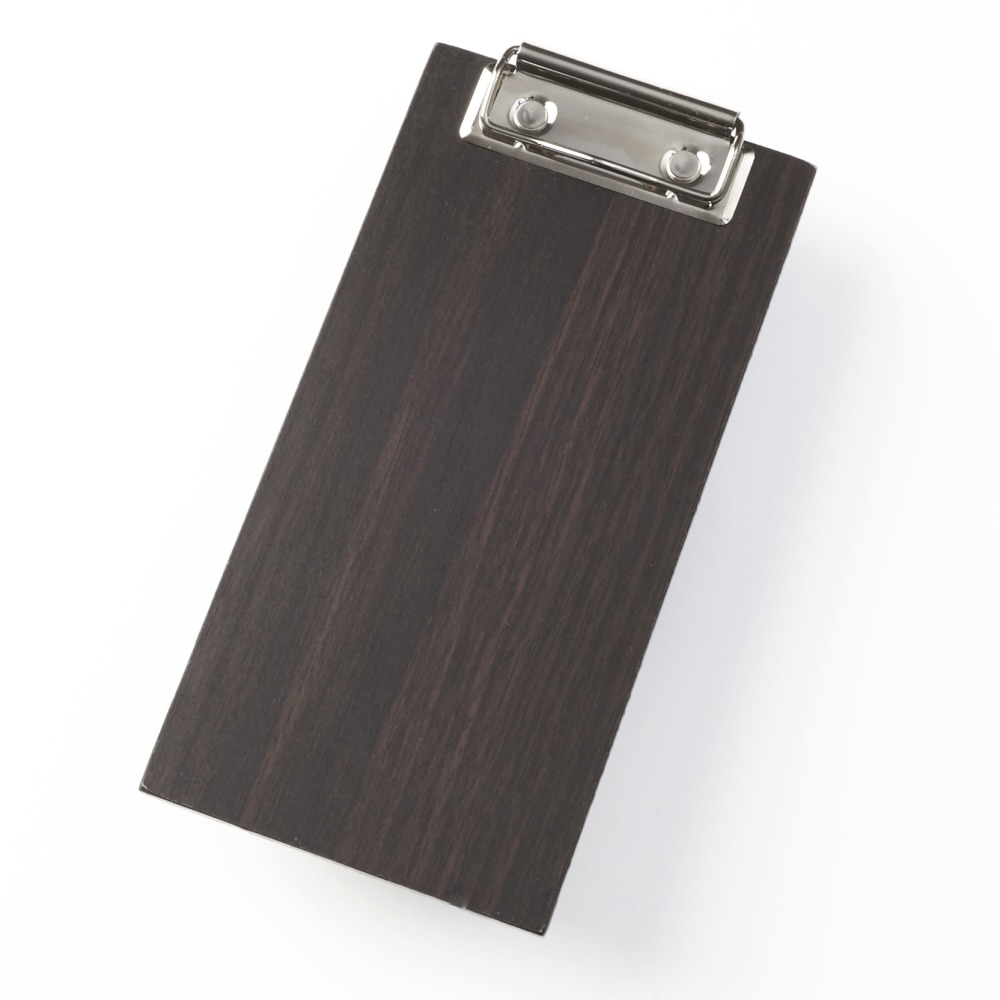 American Metalcraft Menu Holder Clipboard, 4in x 8in, Espresso MPN:CB8