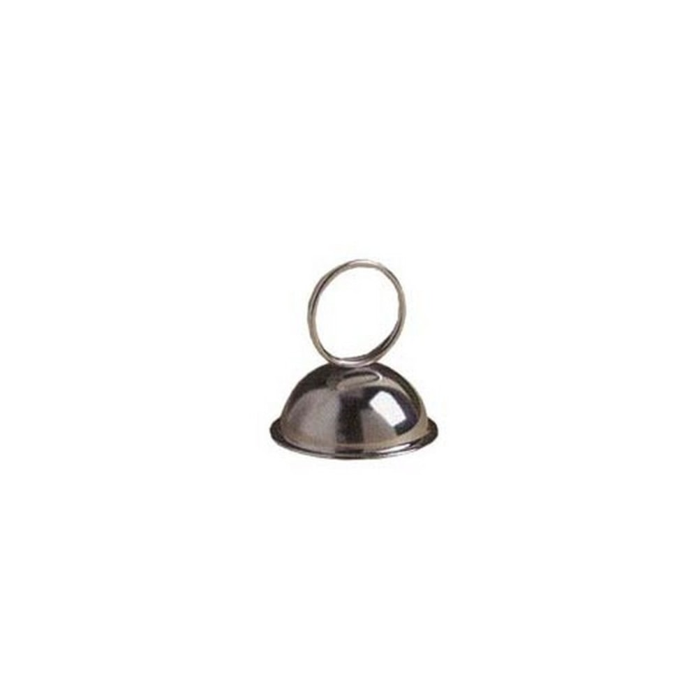 American Metalcraft Nickel-Plated Loop-Style Card Holder, 2-1/2in, Silver MPN:MH243