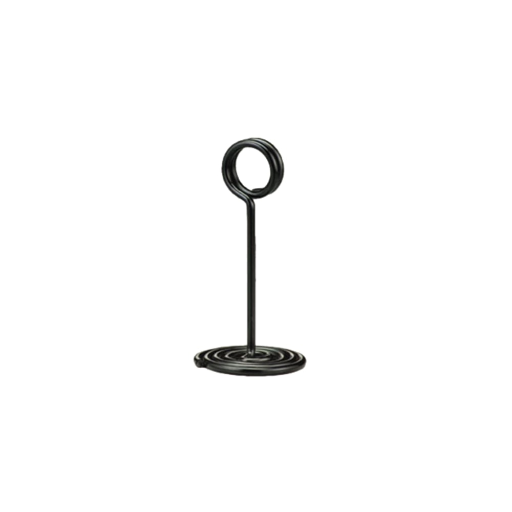 American Metalcraft Swirl-Base Number Stand, 1-1/2in, Black MPN:NSB1
