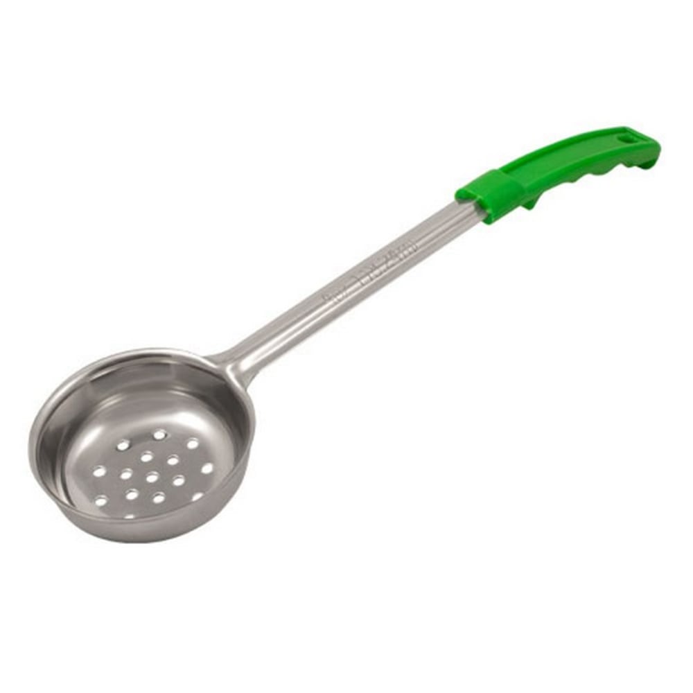 American Metalcraft Perforated Portion Spoon, 4 Oz, Green MPN:SPNP4