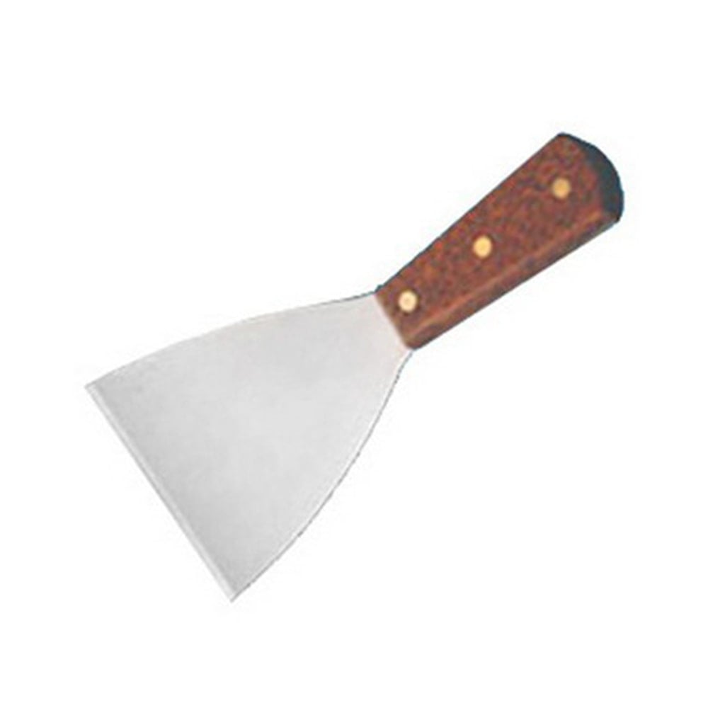 American Metalcraft Stainless-Steel Scraper, 4in, Brown MPN:SSC19