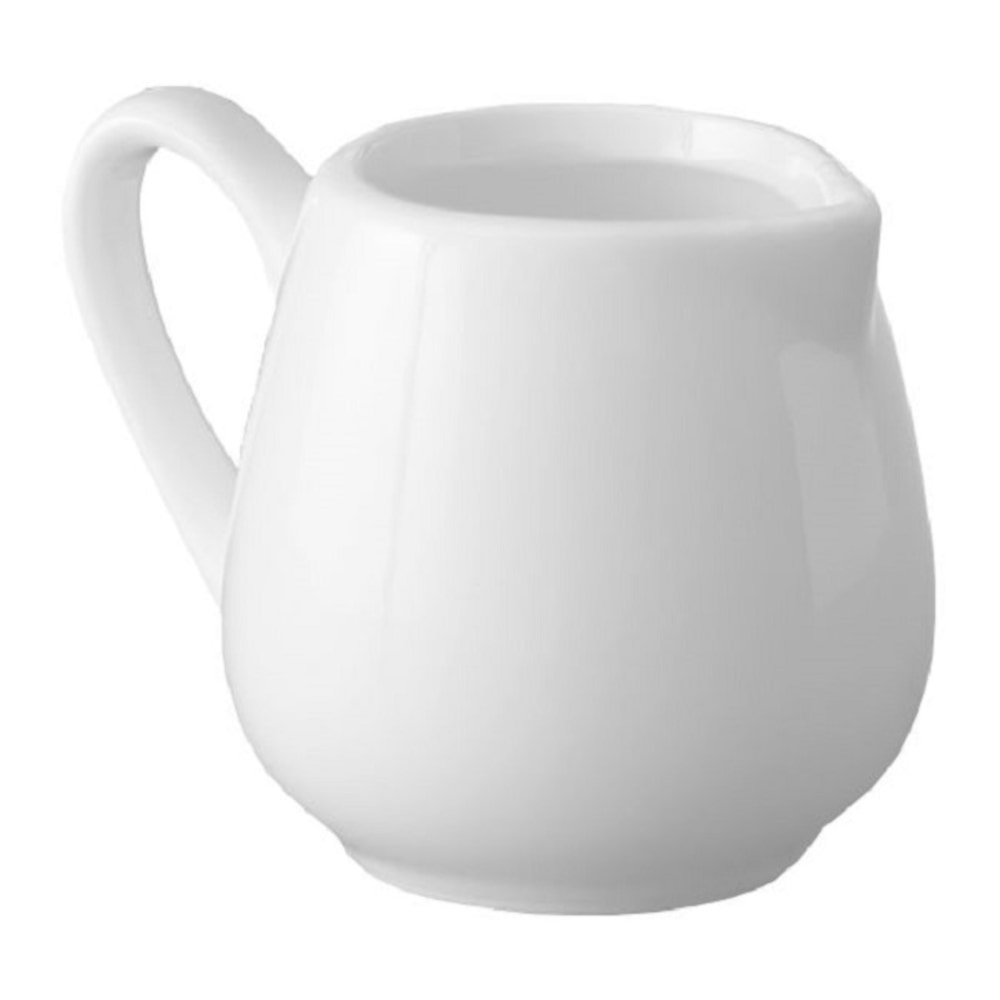 American Metalcraft Porcelain Creamers, 2.5 Oz, White, Pack Of 72 Creamers MPN:PCR25