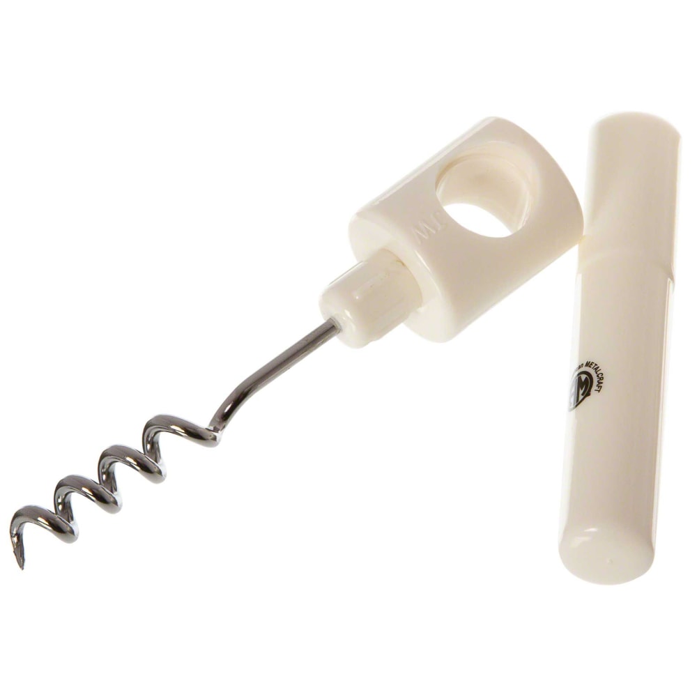 American Metalcraft Pocket Corkscrews, 4-1/4in, White/Silver, Pack Of 500 Corkscrews MPN:IGCS7545