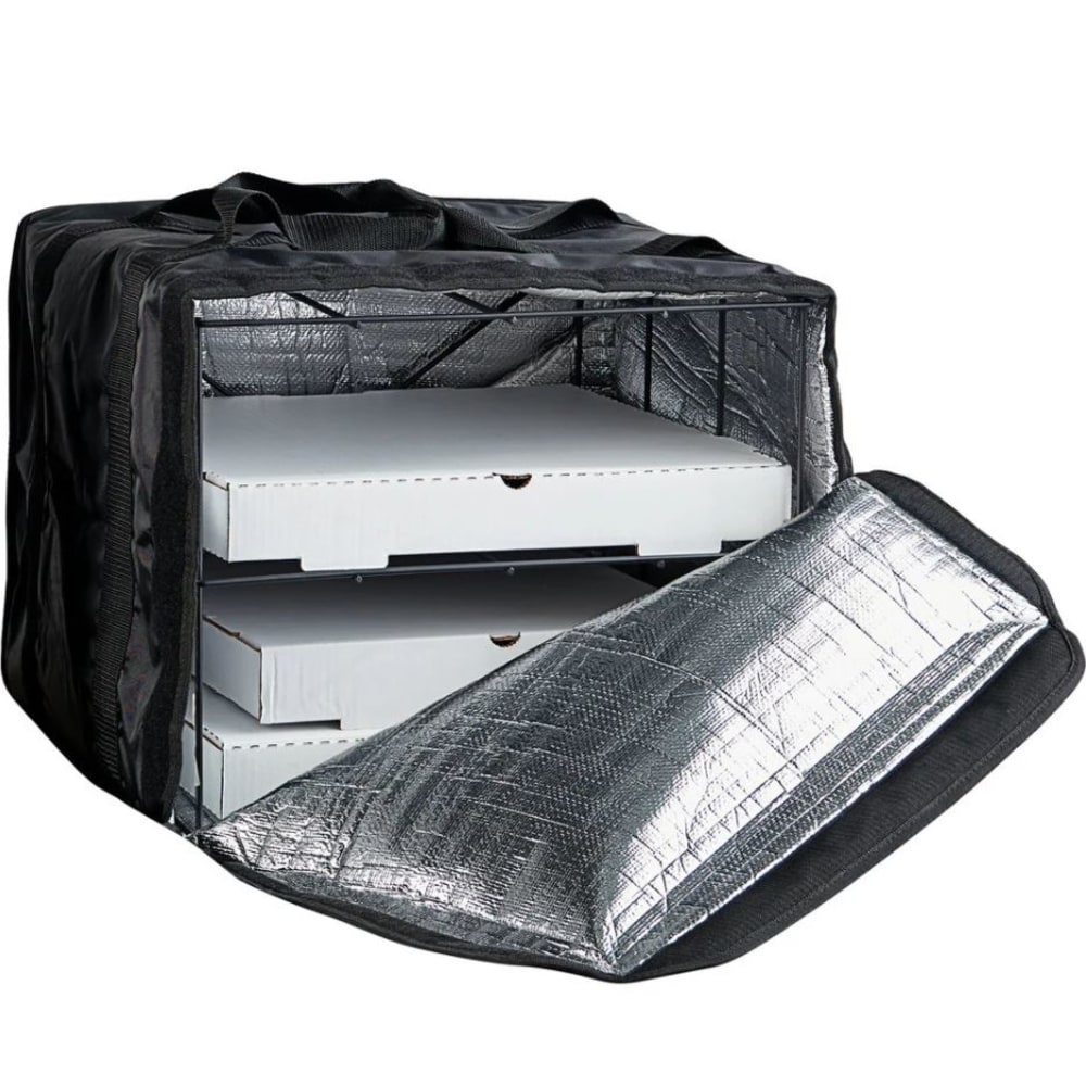 American Metalcraft Deluxe Pizza Delivery Bag, 18in x 18in x 5in, Black MPN:BLB1914