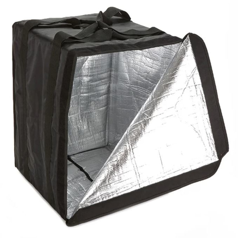 American Metalcraft Insulated Delivery Bag, 12in x 12in x 12in, Black MPN:BLBAG26