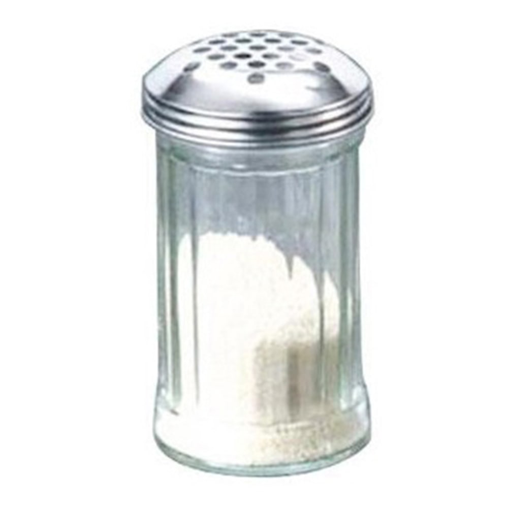 American Metalcraft Glass Spice Shaker With Top, 12 Oz, Clear MPN:GLA319