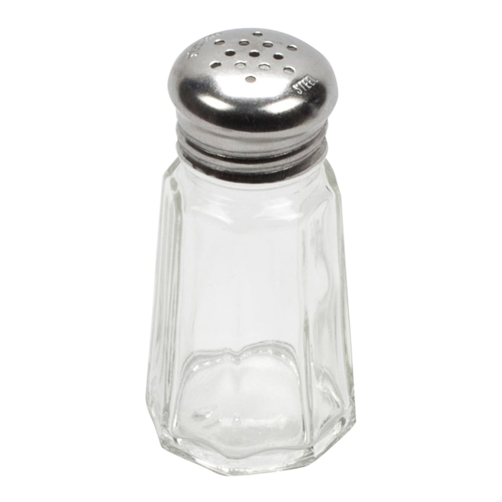 American Metalcraft Mushroom-Capped Salt/Pepper Shaker, 1 Oz, Clear MPN:PNS13