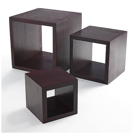 Riser Set, 9.6 in W, Mahogany Wood MPN:RSM2
