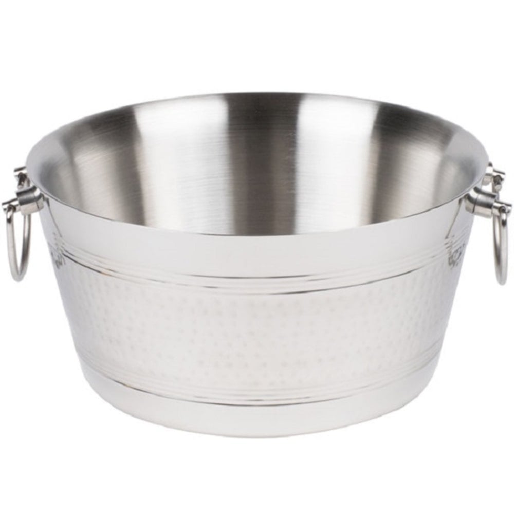 American Metalcraft Double Wall Party Tub, 15in x 7in, Silver MPN:DWBT15