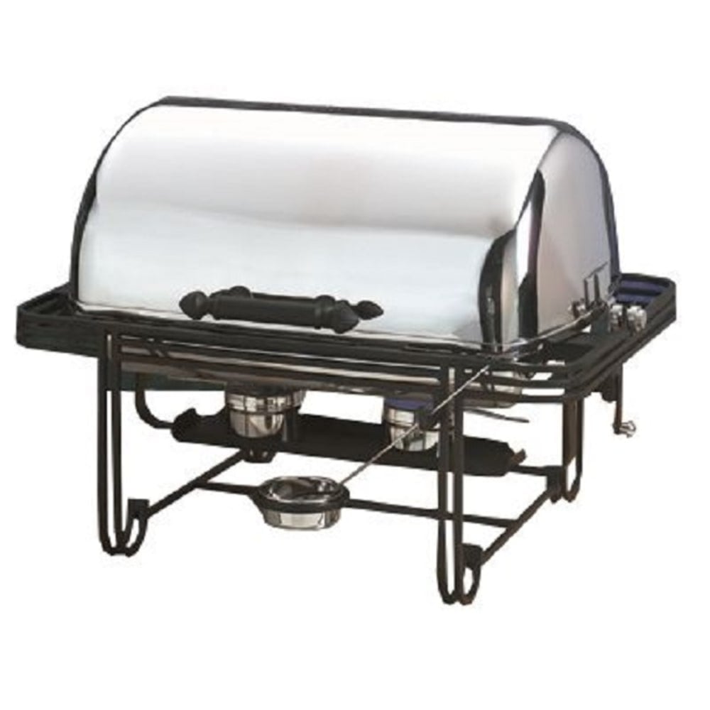 American Metalcraft Stainless-Steel Roll-Top Chafer, Rectangular, 8 Qt, Silver MPN:MESA27