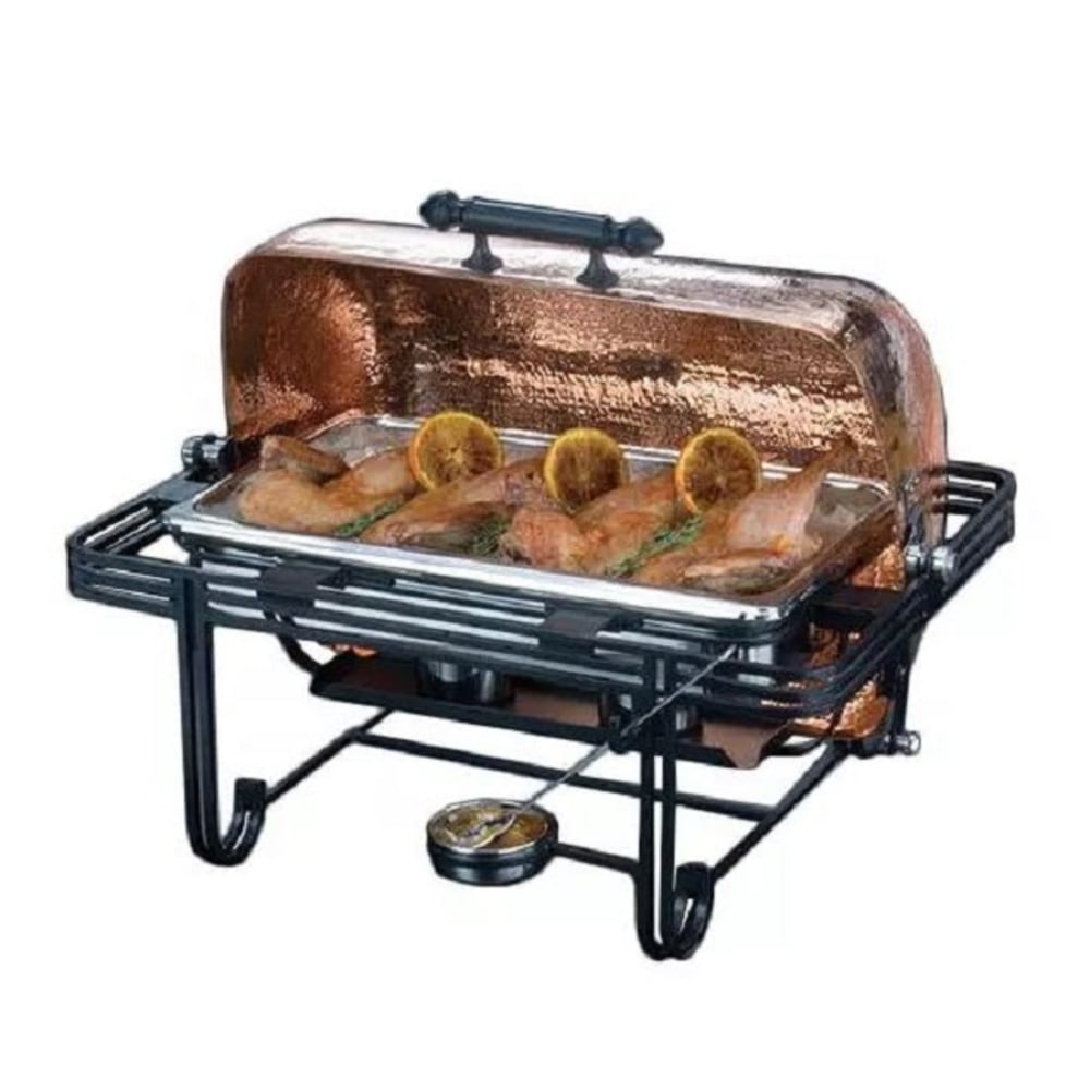 American Metalcraft Roll-Top Chafer With Cover, Rectangular, 8 Qt, Copper MPN:MESA72C