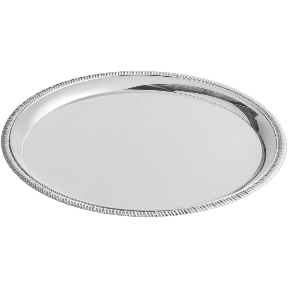 American Metalcraft Stainless-Steel Trays, Serving, Silver, Pack Of 24 Trays MPN:SST14