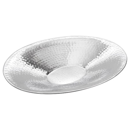 Oval Hammered Bowl, 6 qt, Silver MPN:HMOV1621
