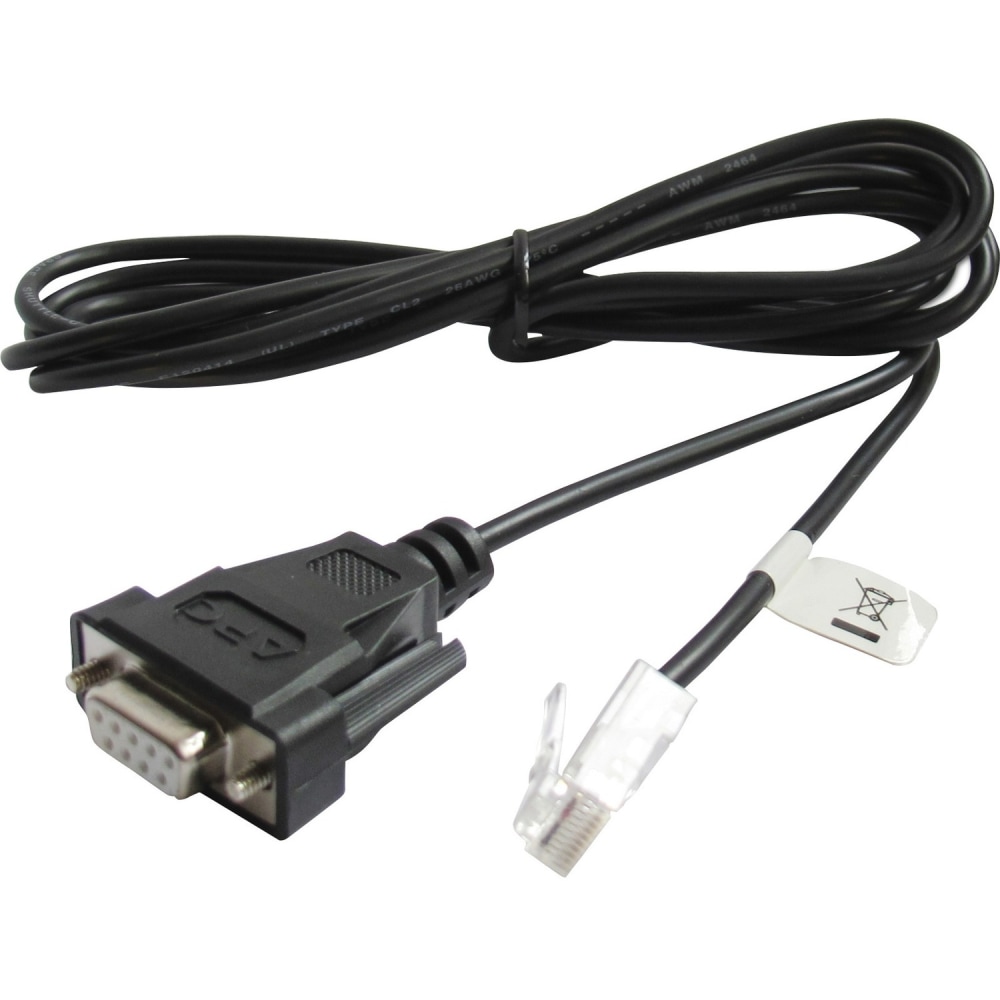 APC by Schneider Electric UPS Communications Cable Smart Signalling 6ft/2m - DB9 to RJ45 - 6.56 ft DB-9/RJ-45 Data Transfer Cable - AP9400625A MPN:AP940-0625A