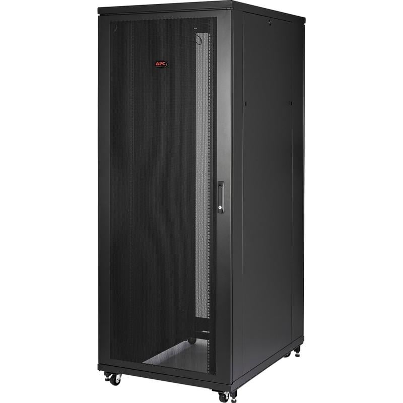 NetShelter SV 48U 800mm Wide x 1200mm Deep Enclosure with Sides Black - 48U Rack x 19in Rack- Black - 1014 lb Dynamic/Rolling Weight Capacity MPN:AR2587