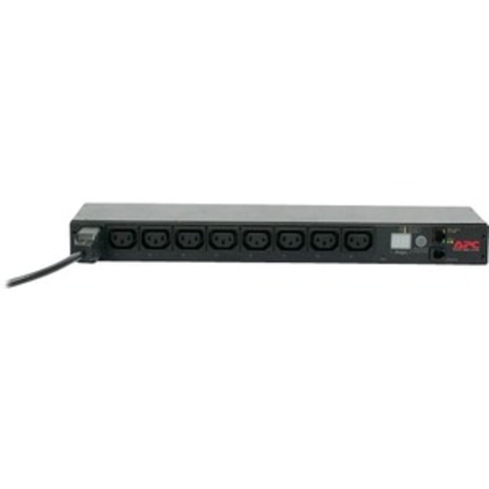 APC NetShelter Switched Rack PDU, 1U, 1PH, 3.7kW 230V 16A or 3.3kW 208V 16A, 8 C13 outlets, C20 cord - AP7921B MPN:AP7921B