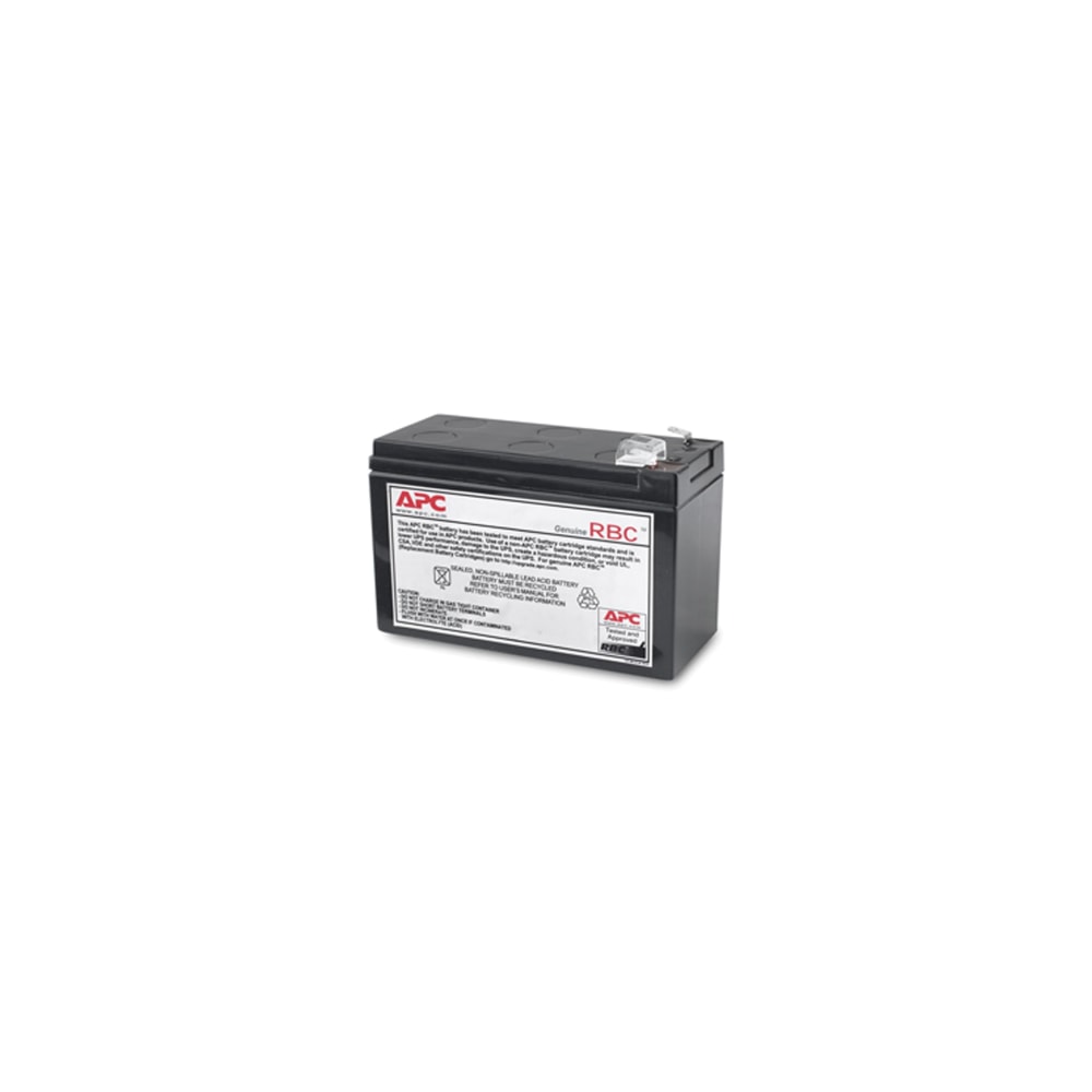 APC Replacement Battery Cartridge #110 - UPS battery - 1x battery - lead acid - black - - APCRBC110 MPN:APCRBC110