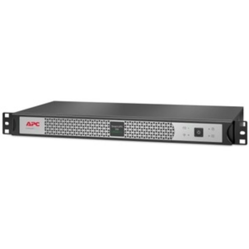 APC Smart-UPS, Line Interactive, 500VA, Lithium-ion, Rackmount 1U, 120V, 4x NEMA 5-15R outlets, Network Card, Short Depth - SCL500RM1UNC MPN:SCL500RM1UNC