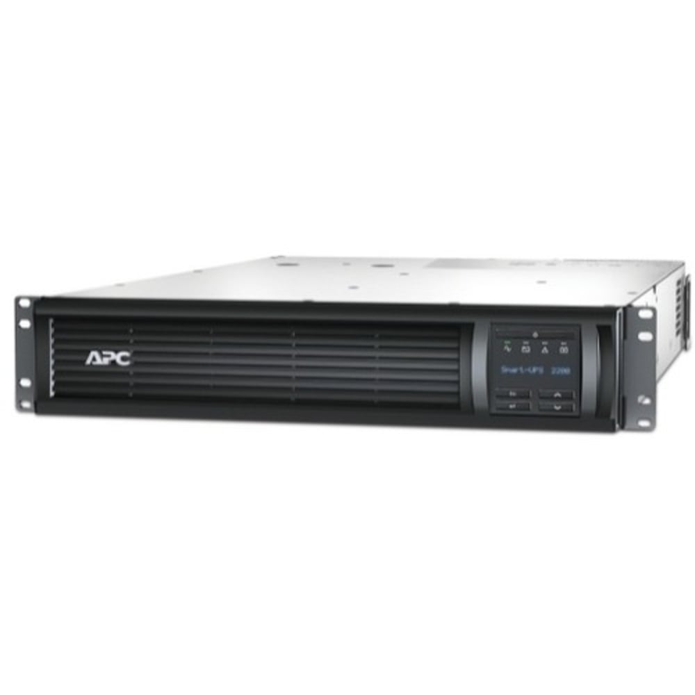 APC Smart-UPS, Line Interactive, 2200VA, Rackmount 2U, 120V, 6x NEMA 5-15R+2x NEMA 5-20R outlets, Network Card, AVR, LCD - SMT2200RM2UNC MPN:SMT2200RM2UNC